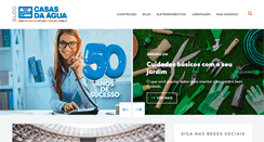 Desktop Screenshot of casasdaagua.com.br